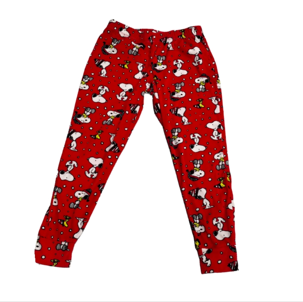 Peanuts Children Girl Snoopy & Woodstock Child Pajama Bottoms Girl Small (4-6) - Picture 1 of 8